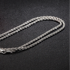 The Classic Rope Chain - 3mm Rope Chain - Sterling Silver